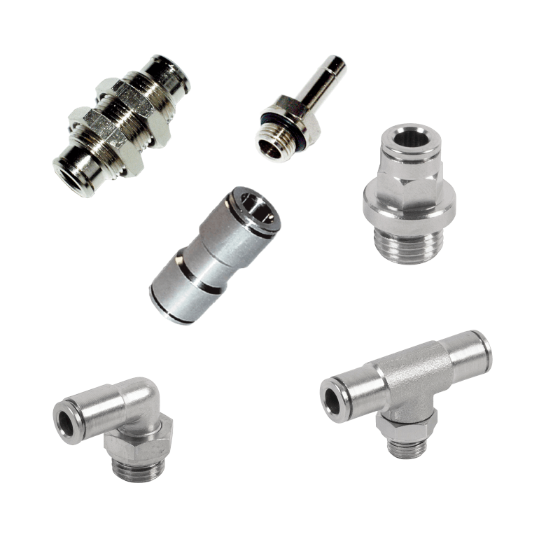 Instickskopplingar Mässing