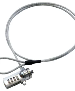 Säkerhetslås Kombination Och Kabel